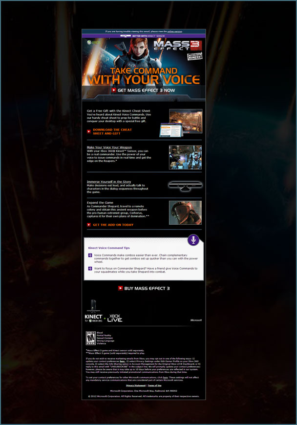 Mass Effect 3 Email